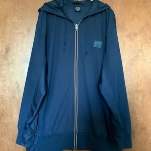 Nike Mens Blue Full Zip Hooded Jacket Size XL